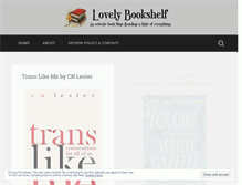 Tablet Screenshot of lovelybookshelf.com